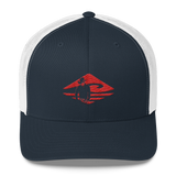 Kuni Cowboy | Red | Permacurv | Snapback Trucker Cap
