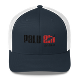 Palu Ahi (Black & Red) | Classic | Permacurv visor | 3-1/2" crown Trucker Cap