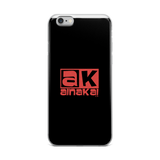 AK Red on Black iPhone Case