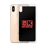 AK Red on Black iPhone Case