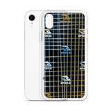 KUNI BROWN & BLUE PLAID iPhone Case