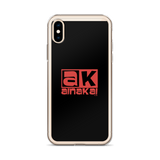 AK Red on Black iPhone Case
