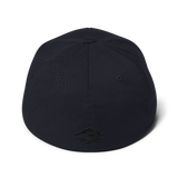 Koa | Black | FlexFit | Mid-Profile | Curved Bill | Twill Cap