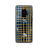 Kuni Brown & Blue Plaid Samsung Case
