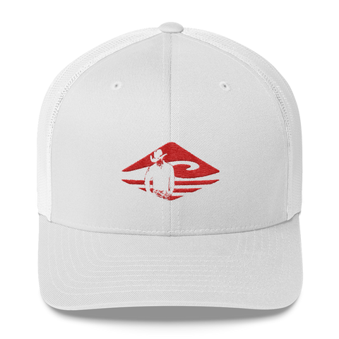 Kuni Cowboy | Red | Permacurv | Snapback Trucker Cap