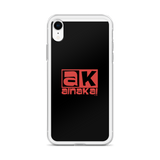 AK Red on Black iPhone Case