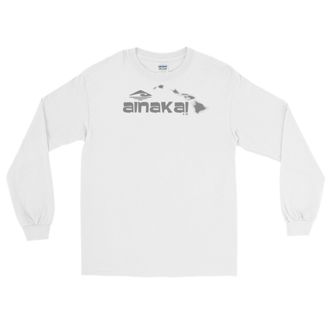 Kuni Gray Islands Long Sleeve T-Shirt