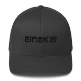 Koa | Black | FlexFit | Mid-Profile | Curved Bill | Twill Cap