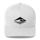 KUNI | Black | PERMACURV | Snapback Trucker Cap
