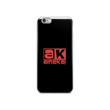 AK Red on Black iPhone Case