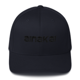 Koa | Black | FlexFit | Mid-Profile | Curved Bill | Twill Cap