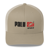 Palu Ahi (Black & Red) | Classic | Permacurv visor | 3-1/2" crown Trucker Cap