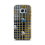 Kuni Brown & Blue Plaid Samsung Case