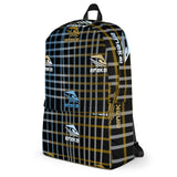 Kuni Brown & Blue Plaid | Backpack
