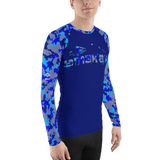 AinaKai Men's Kai Blue Camo Rash Guard