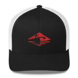 Kuni Cowboy | Red | Permacurv | Snapback Trucker Cap