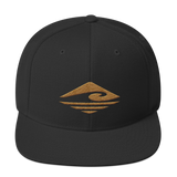 Kuni | Old Gold | Flat Bill |  Wool Blend Snapback