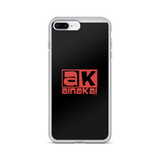 AK Red on Black iPhone Case