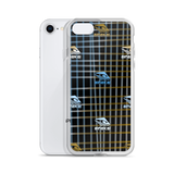 KUNI BROWN & BLUE PLAID iPhone Case