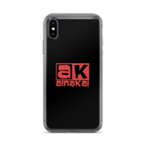 AK Red on Black iPhone Case
