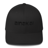 Koa | Black | FlexFit | Mid-Profile | Curved Bill | Twill Cap
