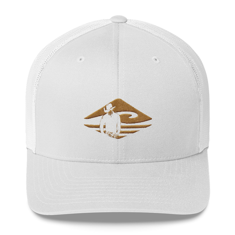 Kuni Cowboy | Old Gold | Permacurv | Snapback Trucker Cap