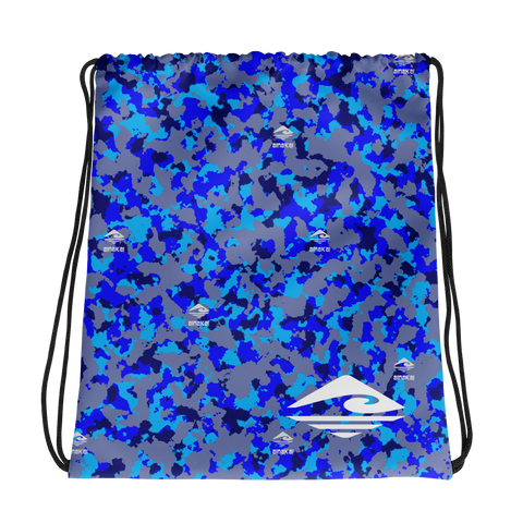 AinaKai Kai Blue Camo Drawstring bag