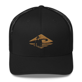Kuni Cowboy | Old Gold | Permacurv | Snapback Trucker Cap