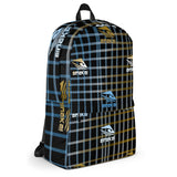 Kuni Brown & Blue Plaid | Backpack