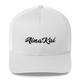 Mākuʻe | Black | Permacurv | Snapback Trucker Cap