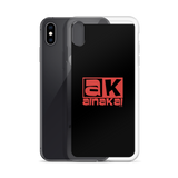 AK Red on Black iPhone Case