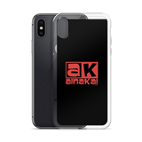 AK Red on Black iPhone Case