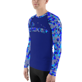 AinaKai Men's Kai Blue Camo Rash Guard