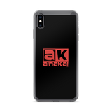 AK Red on Black iPhone Case