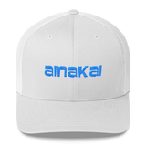 Koa (Blue) | Classic | Permacurv visor | 3-1/2" crown Trucker Cap