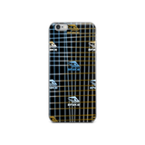 KUNI BROWN & BLUE PLAID iPhone Case