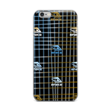KUNI BROWN & BLUE PLAID iPhone Case