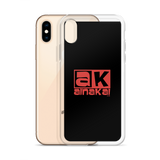 AK Red on Black iPhone Case