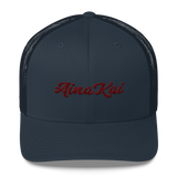 Mākuʻe (Maroon) | Classic | Permacurv visor | 3-1/2" crown Trucker Cap