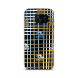 Kuni Brown & Blue Plaid Samsung Case