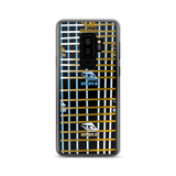 Kuni Brown & Blue Plaid Samsung Case