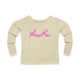 Akala Signature Women's Terry Long Sleeve Scoopneck T-Shirt