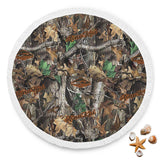 AK CAMO CIRCLE BEACH BLANKET