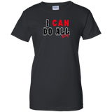 I Can Do  All Things Ladies' 100% Cotton T-Shirt
