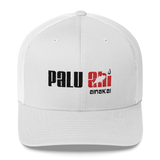 Palu Ahi (Black & Red) | Classic | Permacurv visor | 3-1/2" crown Trucker Cap