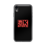 AK Red on Black iPhone Case