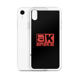 AK Red on Black iPhone Case