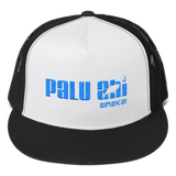 Palu Ahi (Aqua) | Classic | Flat Bill | High Profile | Trucker Snapback Cap