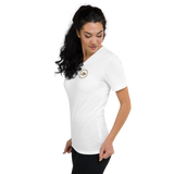 Womens Brown Apo | Unisex Short Sleeve V-Neck T-Shirt